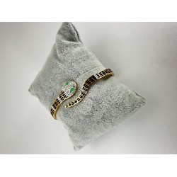 Gold Yılan Desenli Bileklik 