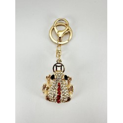 Taşlı Kırmızı Kurbağa Anahtarlık